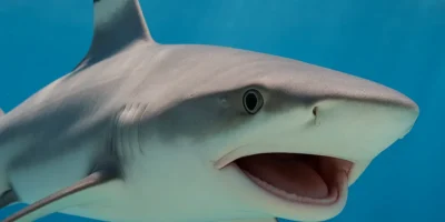 Tiburón de puntas negras sin dientes