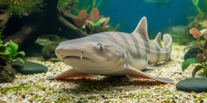 Tiburón bambú en el acuario oceánico de Balneário Camboriú