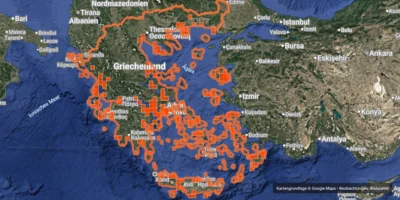 Observaciones de tiburones en Grecia en iNaturalist Mapa de iNaturalist con observaciones de tiburones registradas alrededor de Grecia
